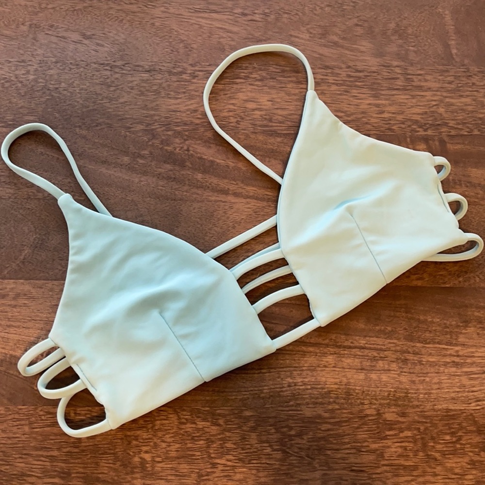 Montce Baby Blue Caged Top XS